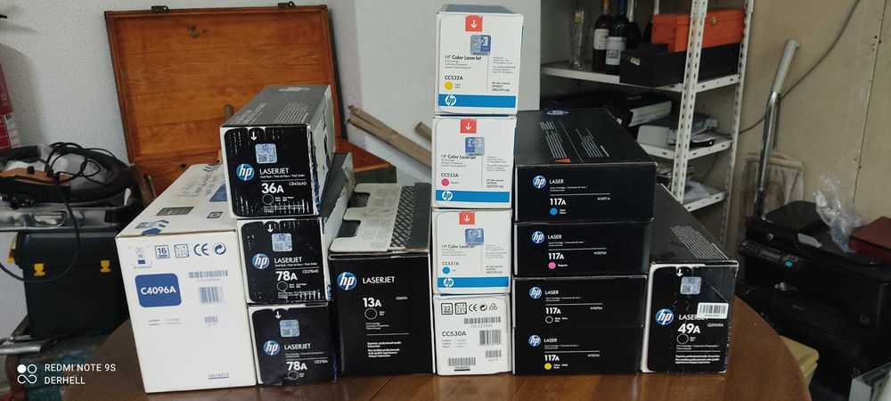 Tinteiros e toner originais HP