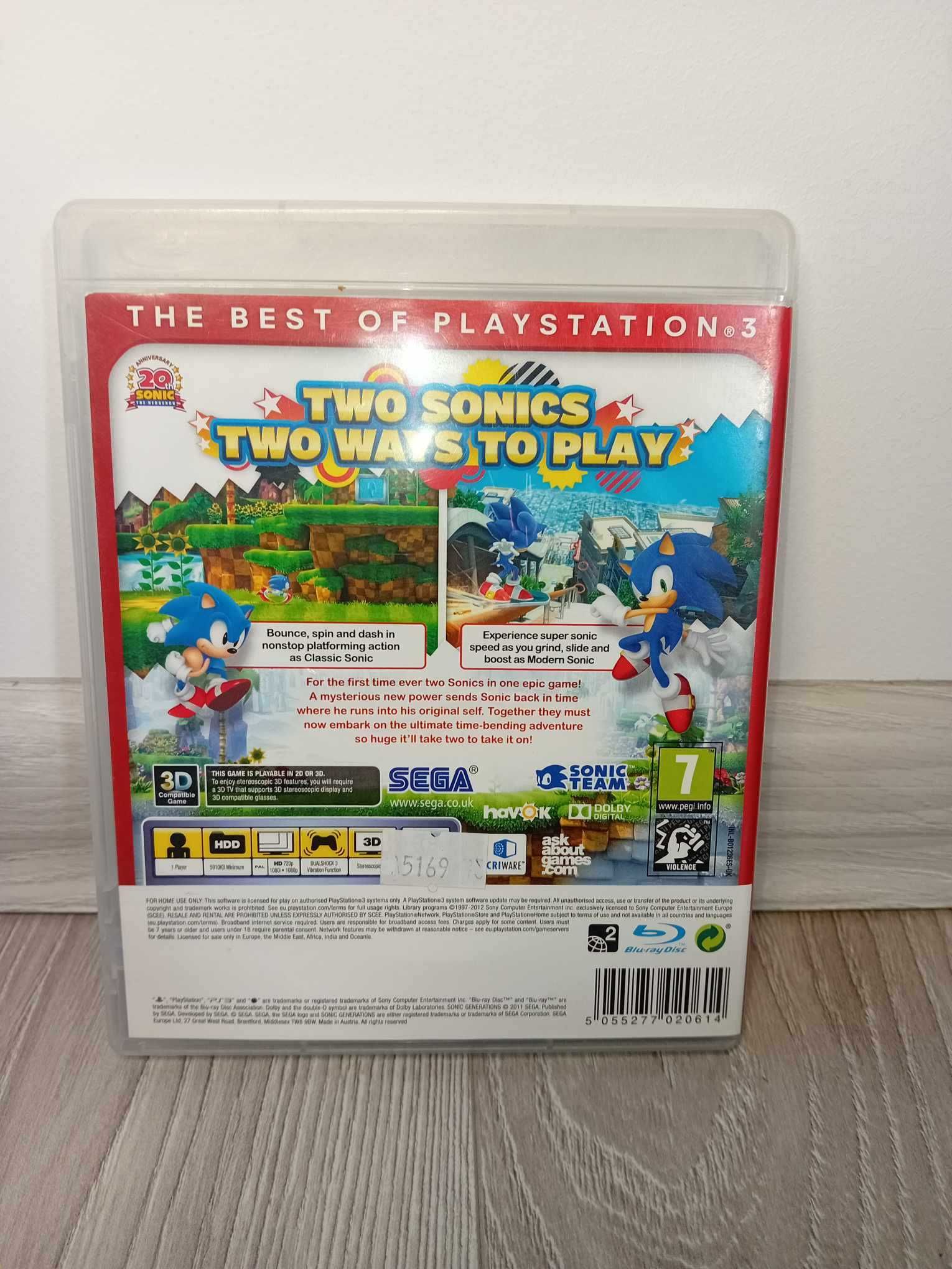 Gra Sonic Generations PS3