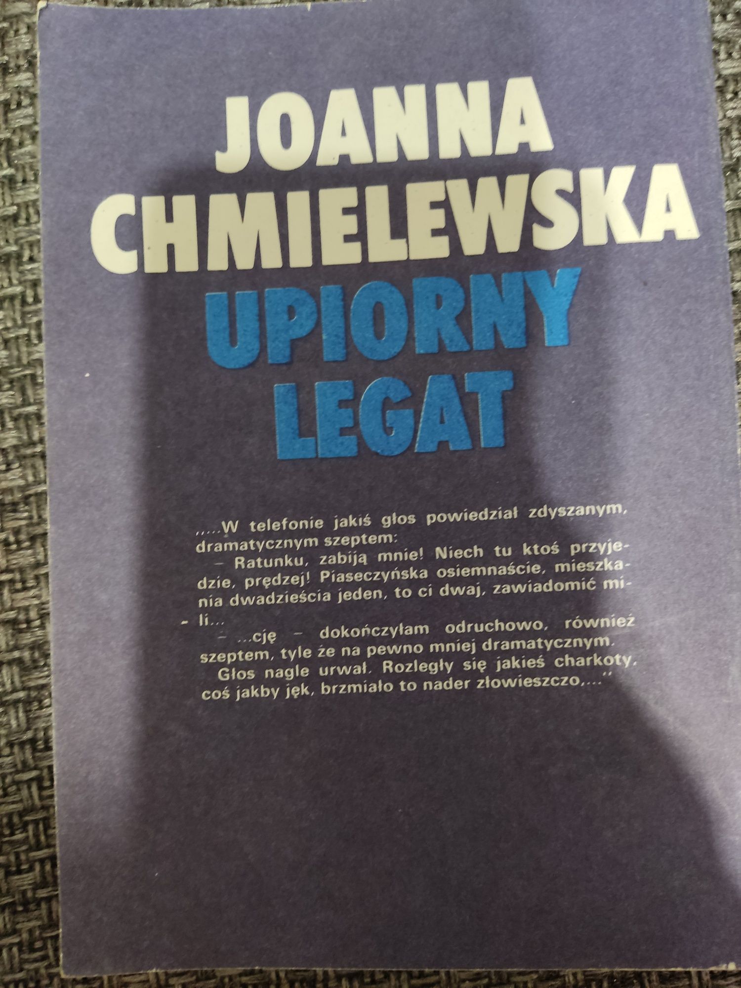 Upiorny legat Joanna Chmielewska