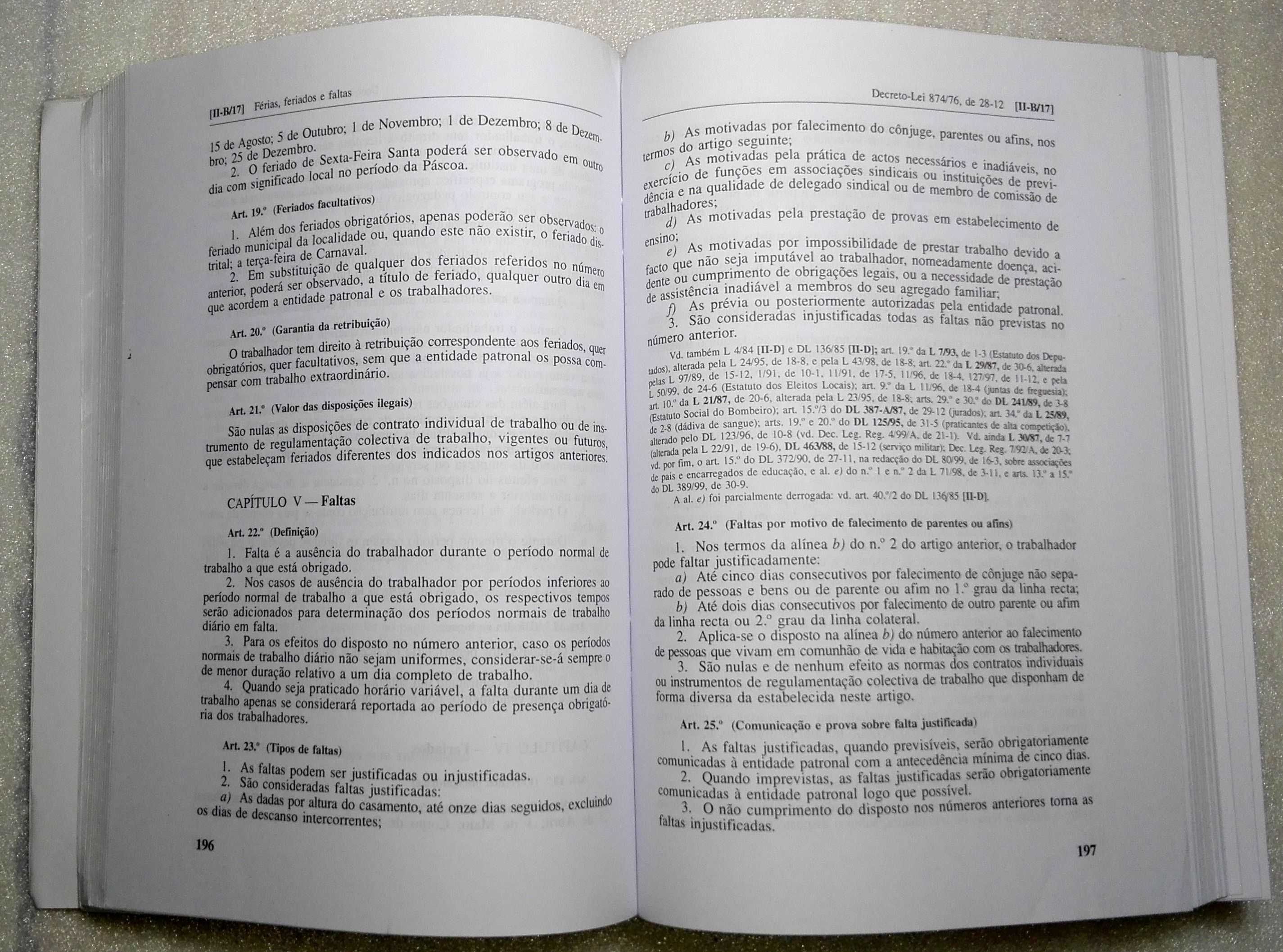 Livro Legislação do Trabalho (2000)