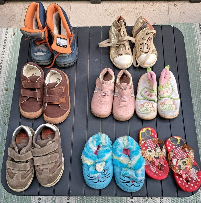 Sapatos menina e menino