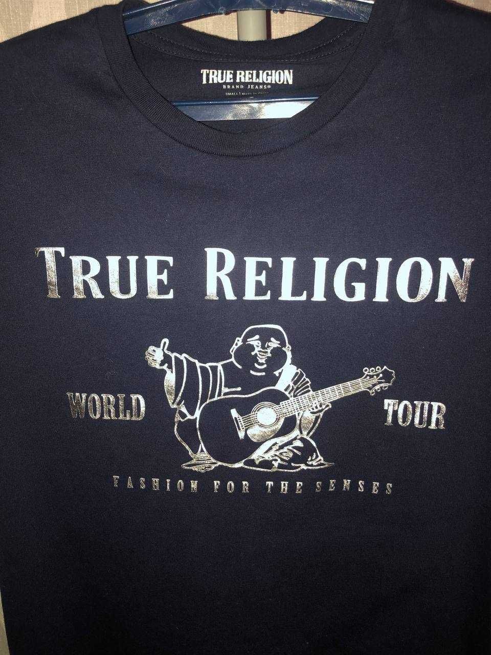 футболка True Religion тру реліжн синяя