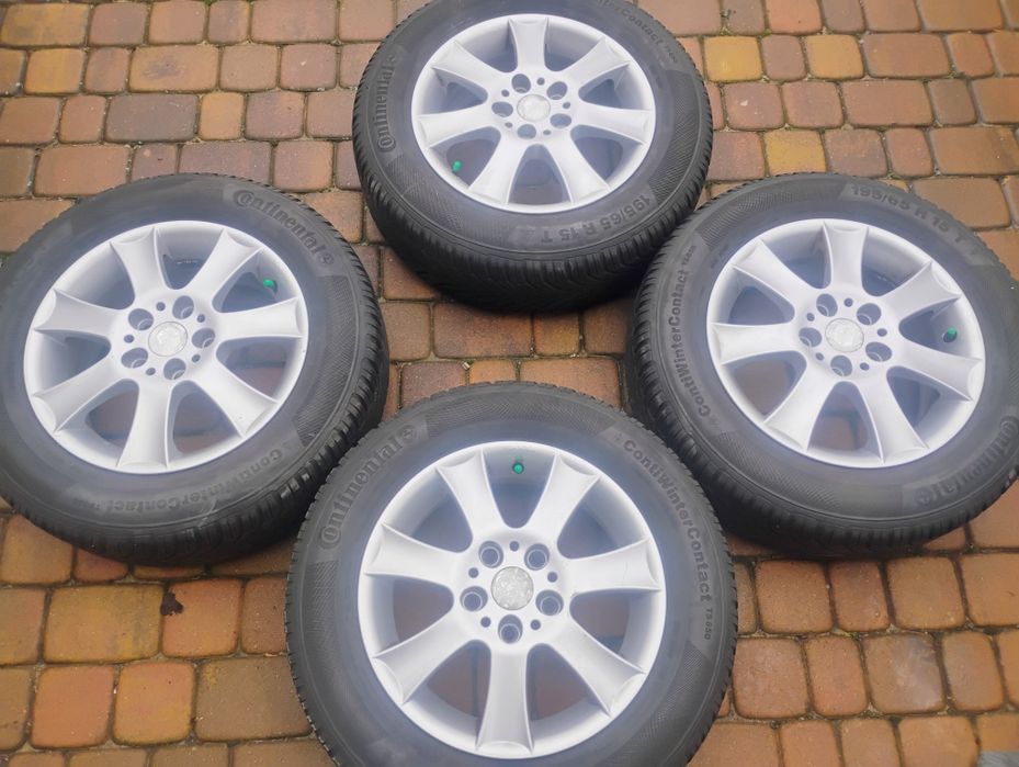 Alufelgi 15" +opony 195 65 r15 VW Seat Skoda Audi, Ford 5x112