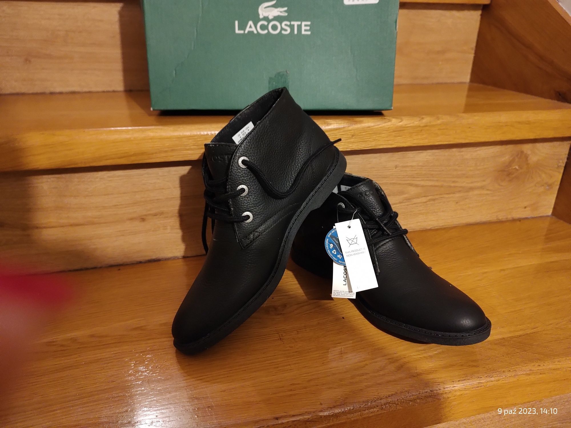 Buty czarne Lacoste 35.5