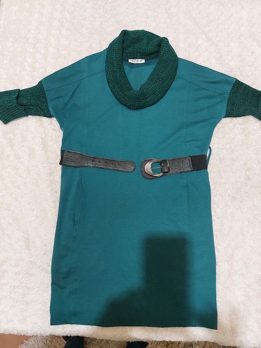 Платье катоновое трикотажное, 48 размер