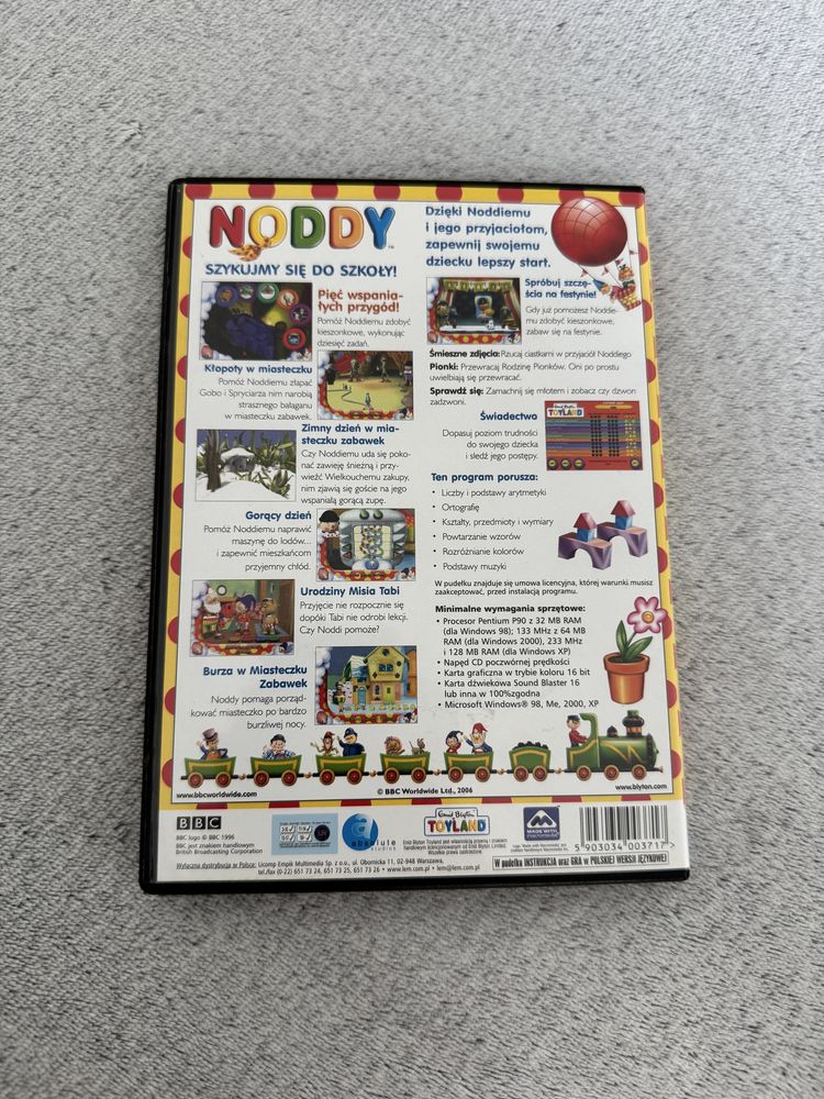 Noddy Szykujmy się do szkoły PC Gra Używana