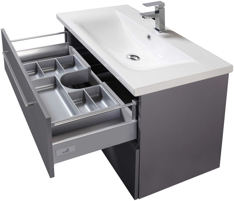 szafka pod umywalką szafka łazienkowa wyprzedaż 80x45cm CICHY DOMYK