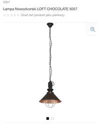 Lampa wisząca sufitowa Loft vintage modern Nowodvorski chocolate 5057