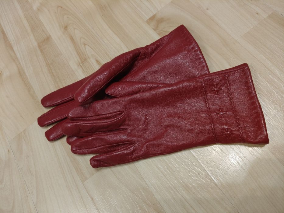 Шкіряні рукавички