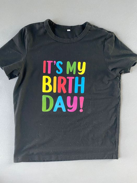 Tshirt na urodziny wiek 7 lat