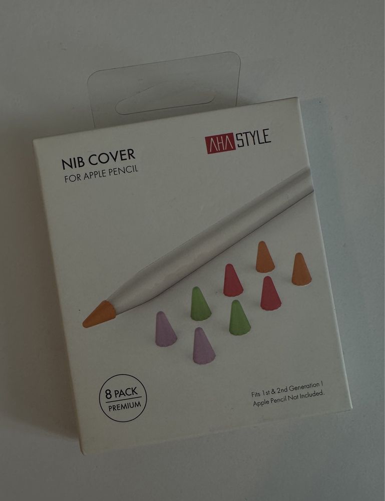 Силіконові наконечники AhaStyle Nib cover для Apple Pencil