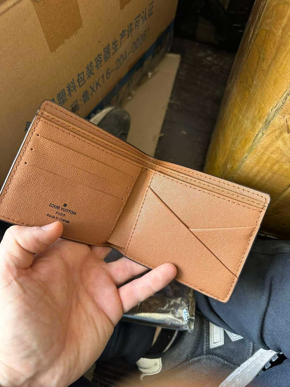 Louis Vuitton portmonetka portfel męski skóra 00-390