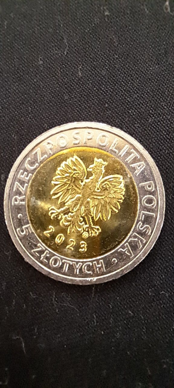 kolekcjonerska moneta 5 zl