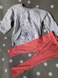 Komplet bluza legginsy 92