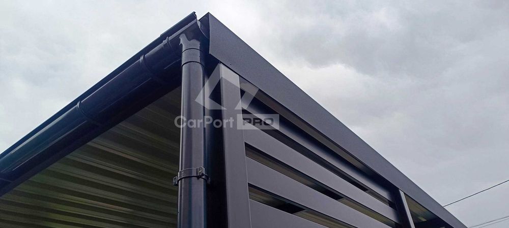 CarPort PREMIUM - wiata samochodowa 5x5 - antracyt   CP115