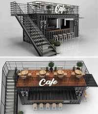 Cafe contentor, bar contentor
