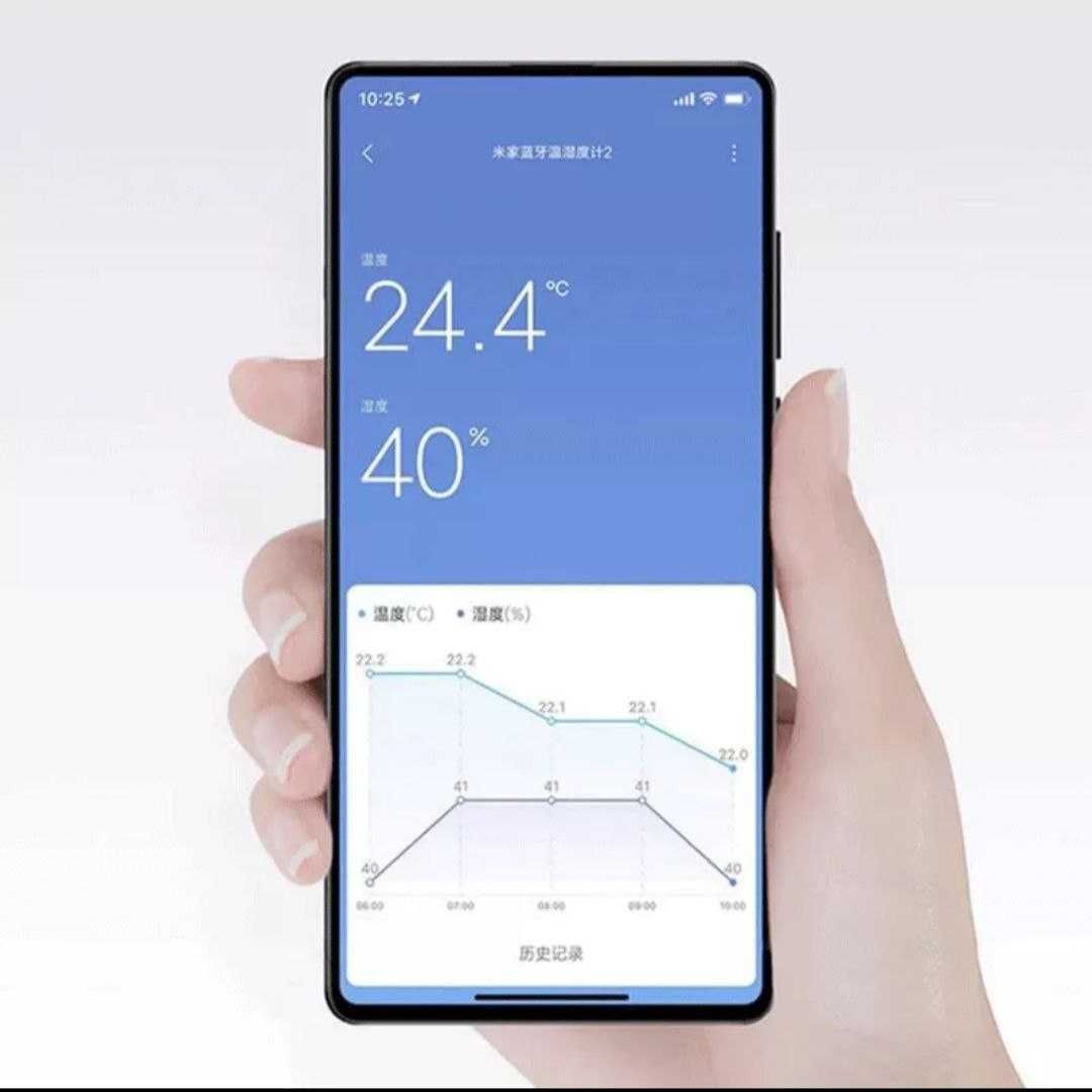 Беспроводной термометр XIAOMI. Цифровой гигрометр. Bluetooth Mi Home