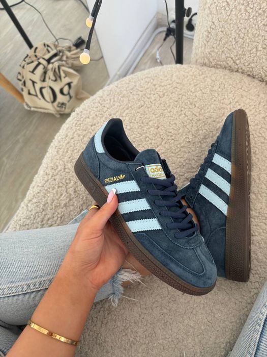 БЕЗ ПРЕДОПЛАТИ‼️Кросівки Adidas Spezial Handball Blue  (Сині),спежал,a