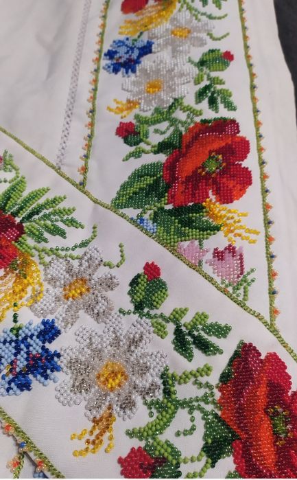 Пролам вишите плаття бісером( чеським! Ручна робота!)