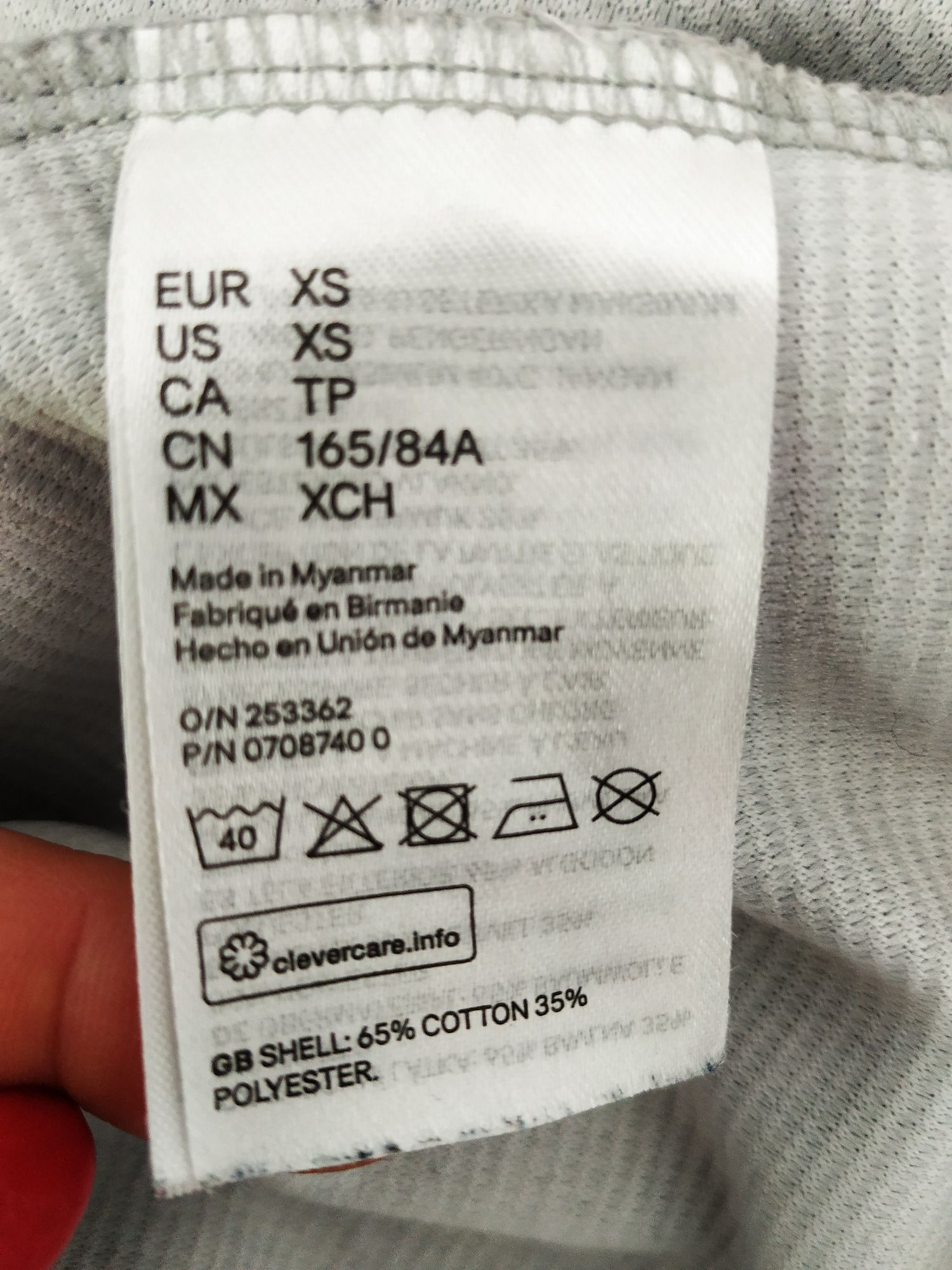 Bluza z długim rękawem marki H&M rozmiar XS