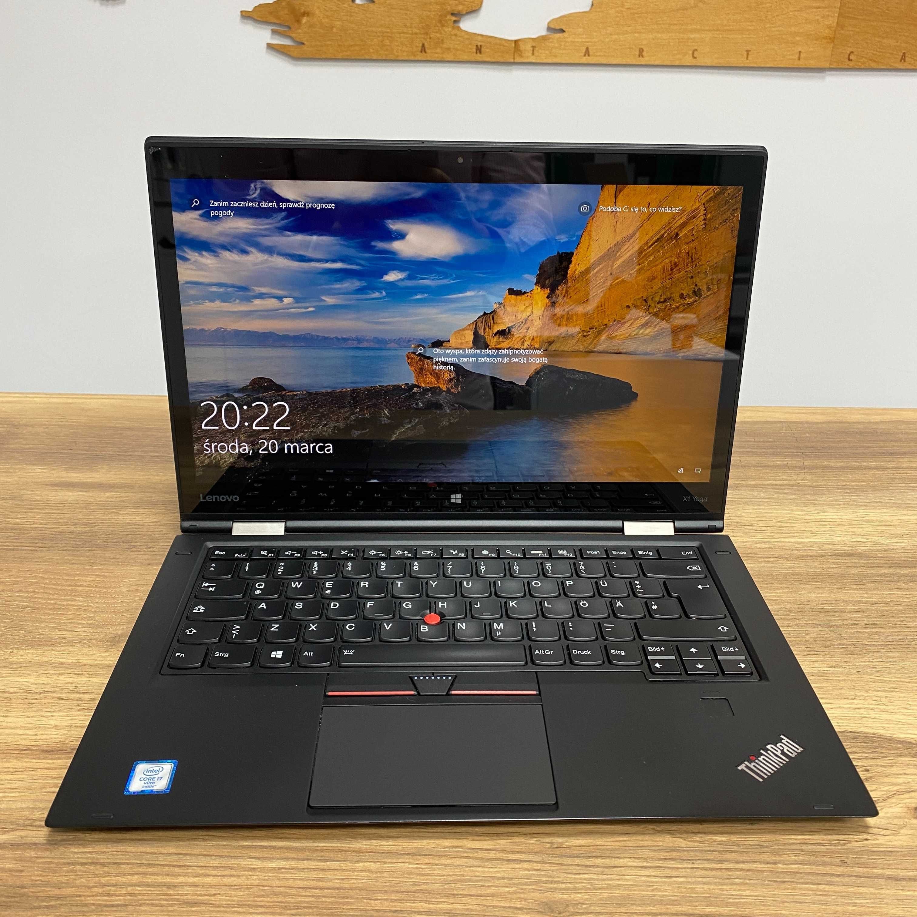 Lenovo ThinkPad X1 Yoga 14.1" FHD G1 i7-6600U 16GB 256SSD Gwar FV23%