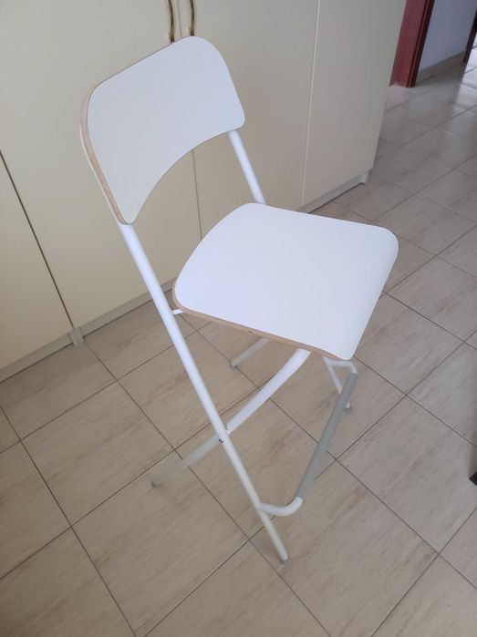 Krzesło barowe Ikea Franklin białe