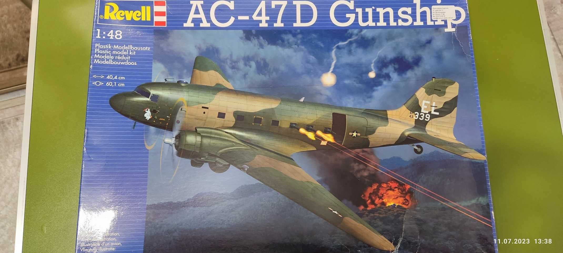 Model  AC-47 D Gunship 1:48 Revell