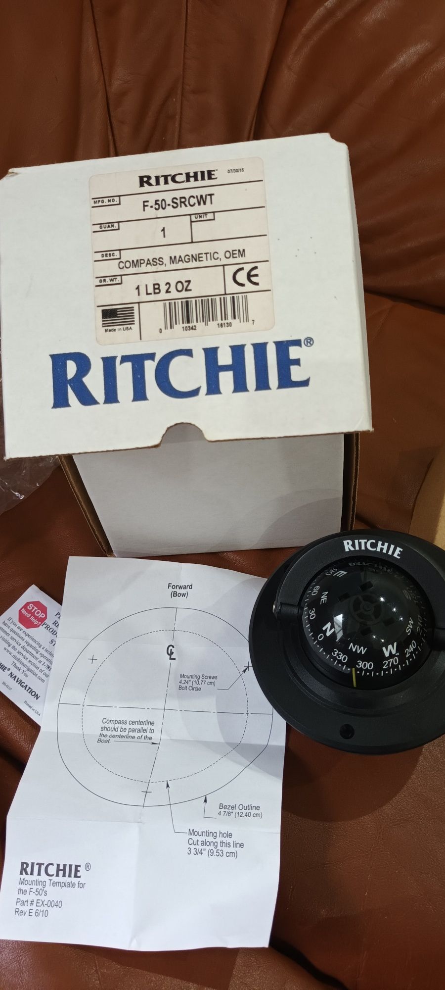 Bússola Náutica Ritchie F50