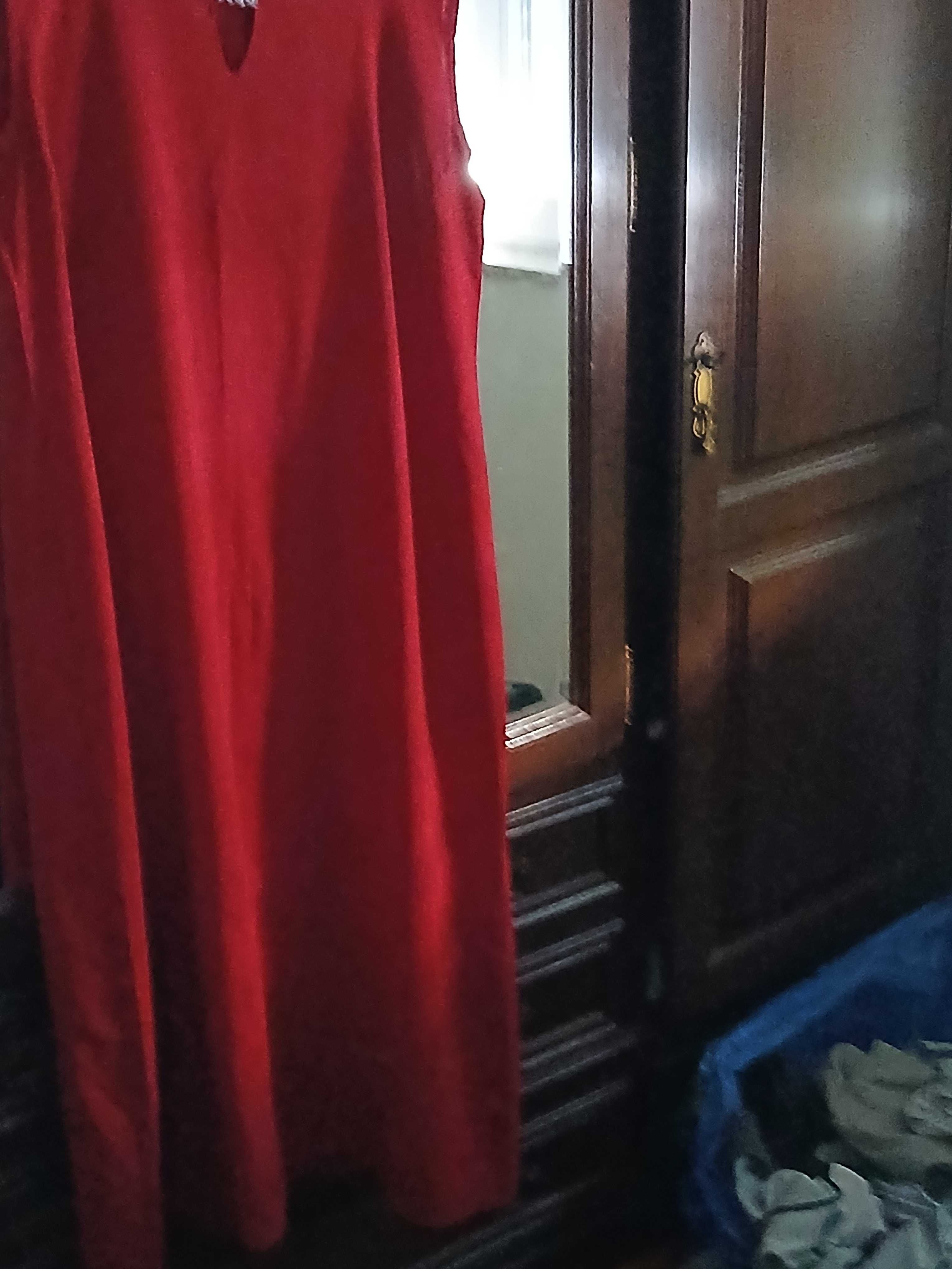 Vestido vermelho cerimonia