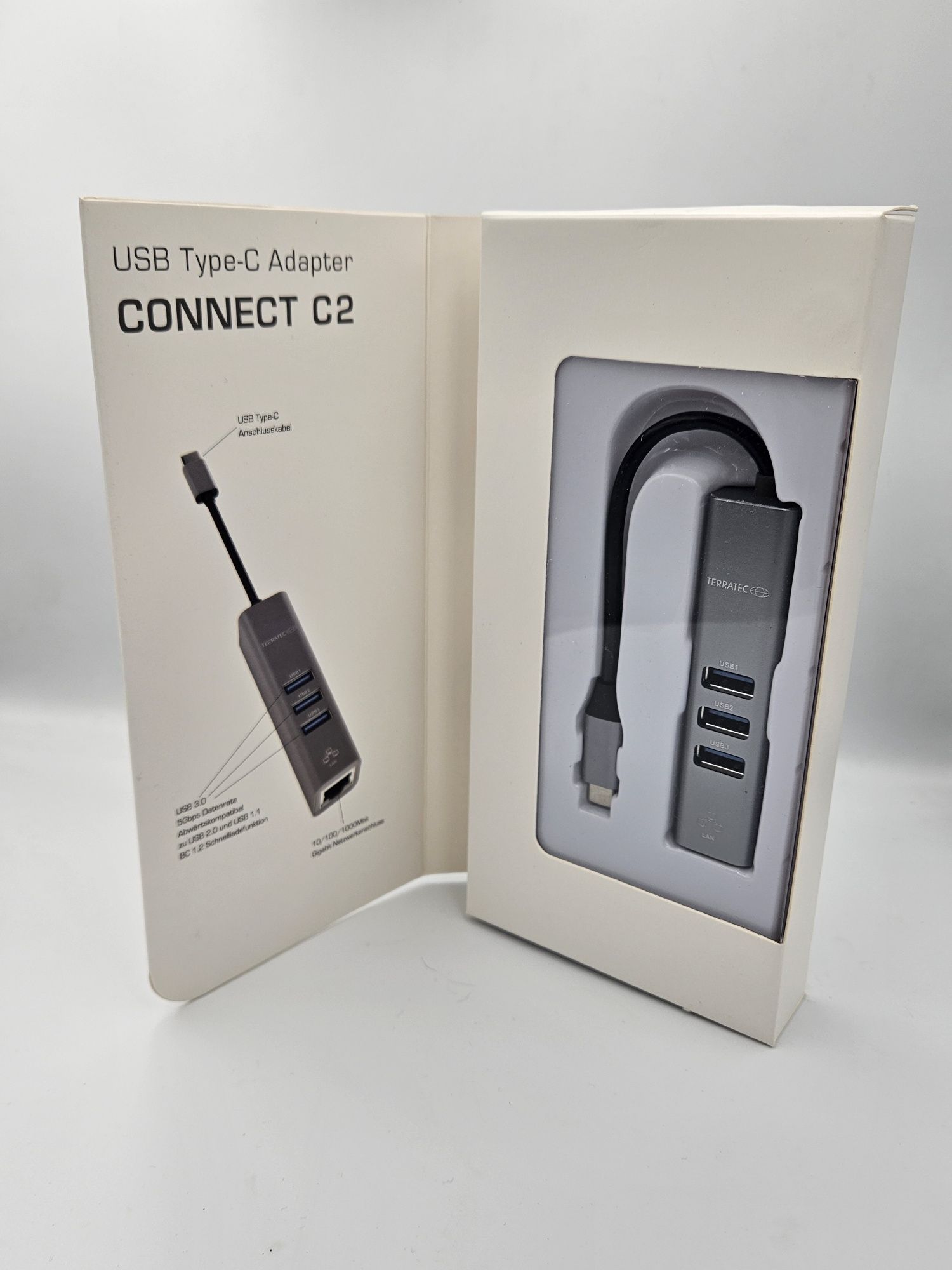 Adapter USB Type-C Terratec Connect C2 - 3x USB 3.0 i LAN

Opis: Na sp