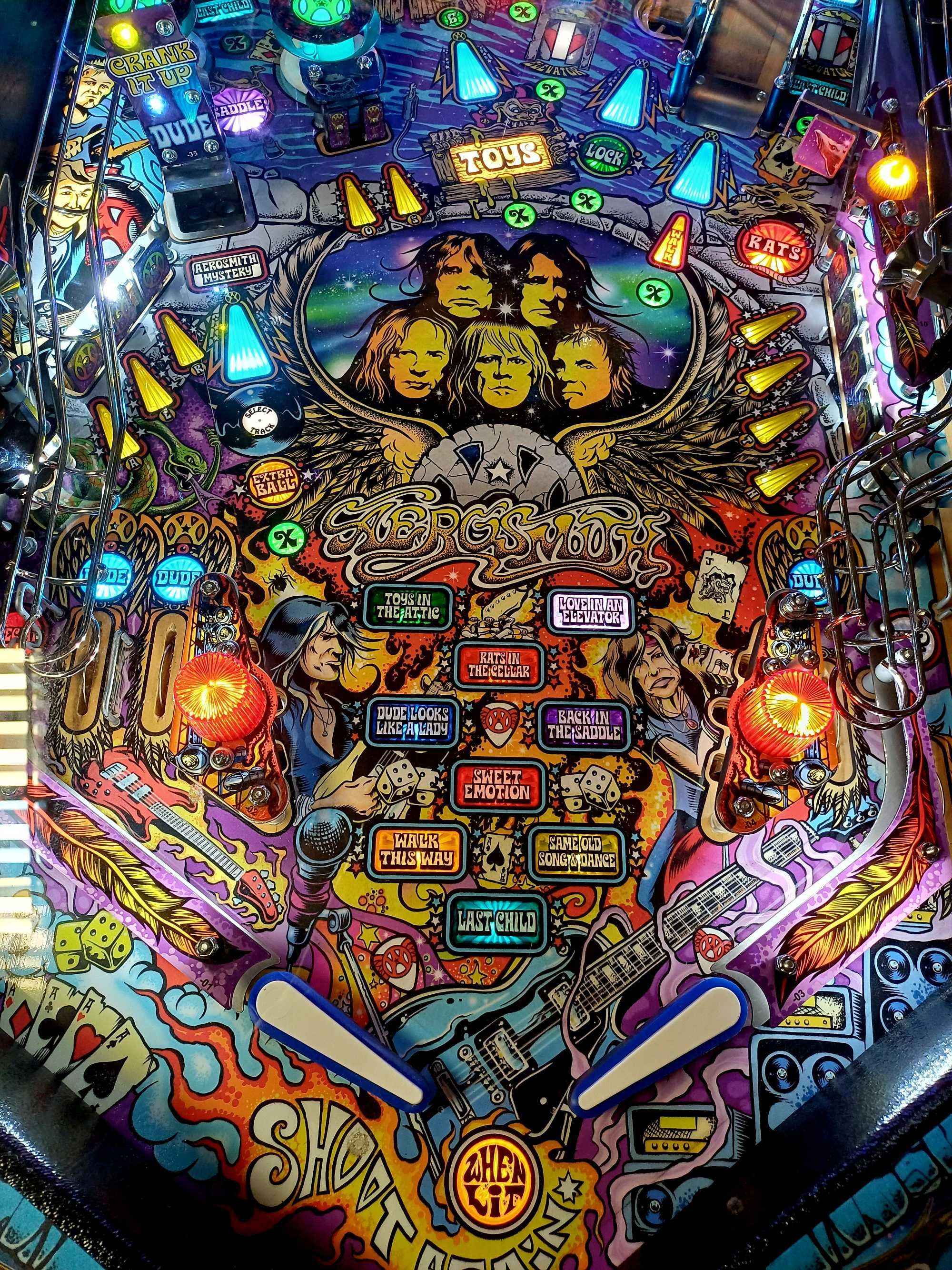 Flipper Fliper Pinball Aerosmith Stern Super Stan