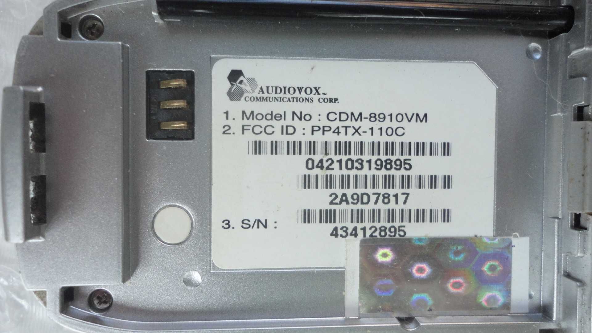 CDMA телефон Audiovox CDM-8910vm