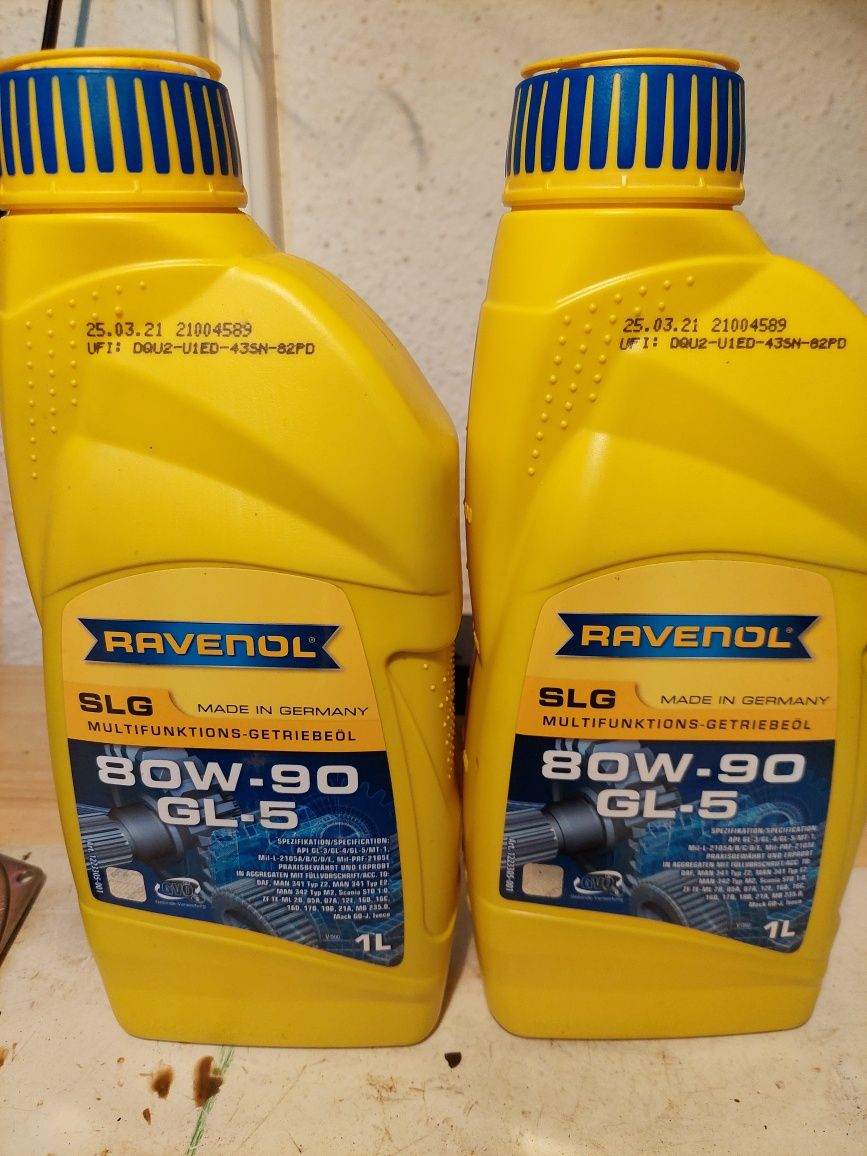 Oleo diferencial Ravenol 80w90 GL5 2 litros