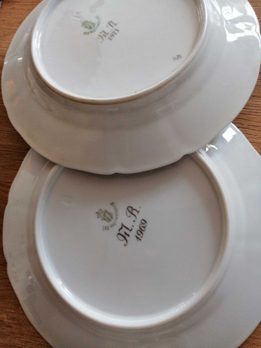 Chávena +2 pires+2 pratos doce porcelana alemã Nymphnenburg