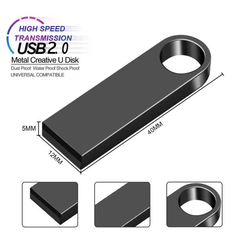 Металева USB 2.0 Флешка на 4Gb