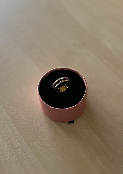 Anel Duplo Mia Rose Prata De Lei 925 e Banho De Ouro