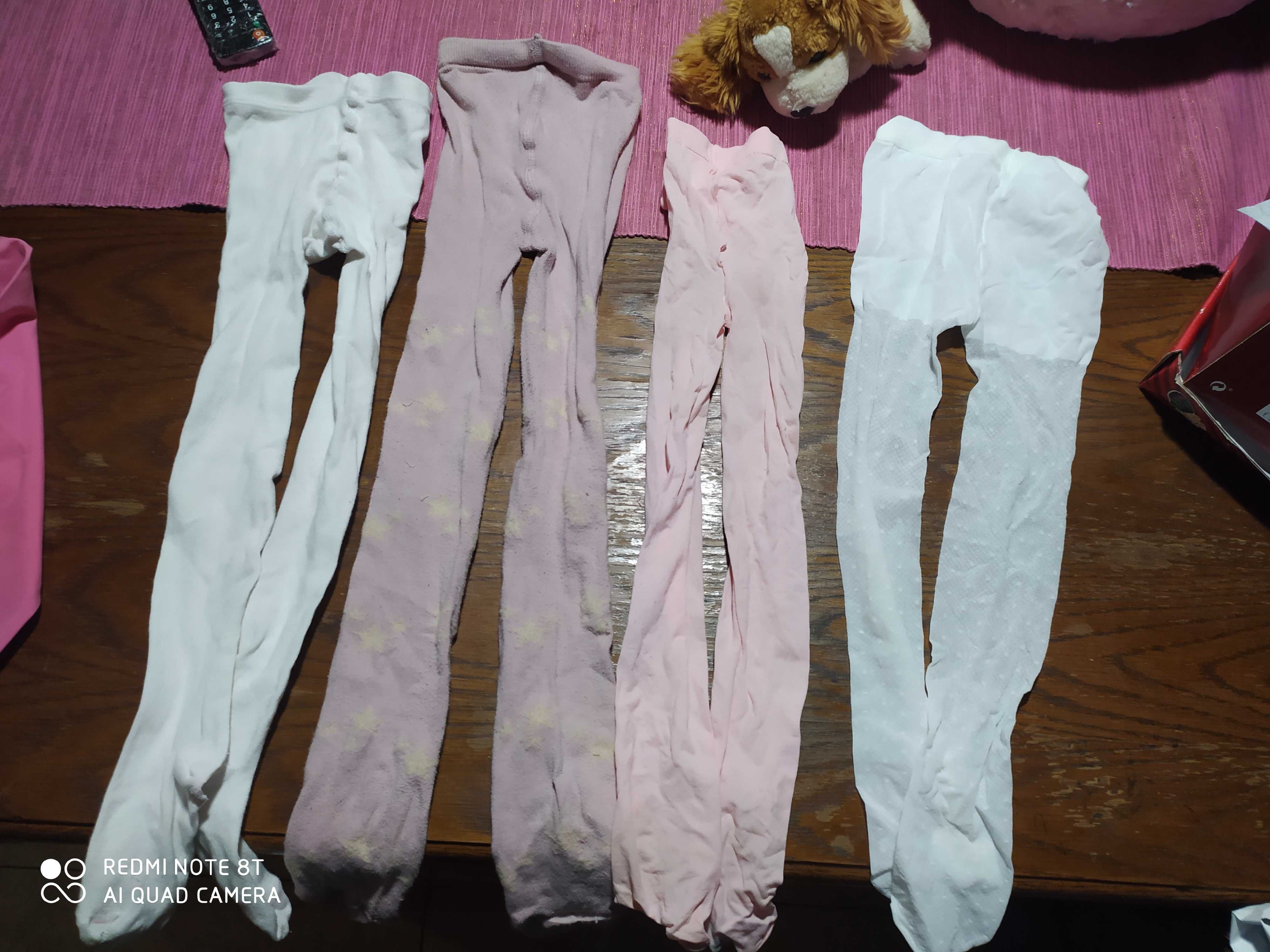 4 Meias calças para 6 anos - novas