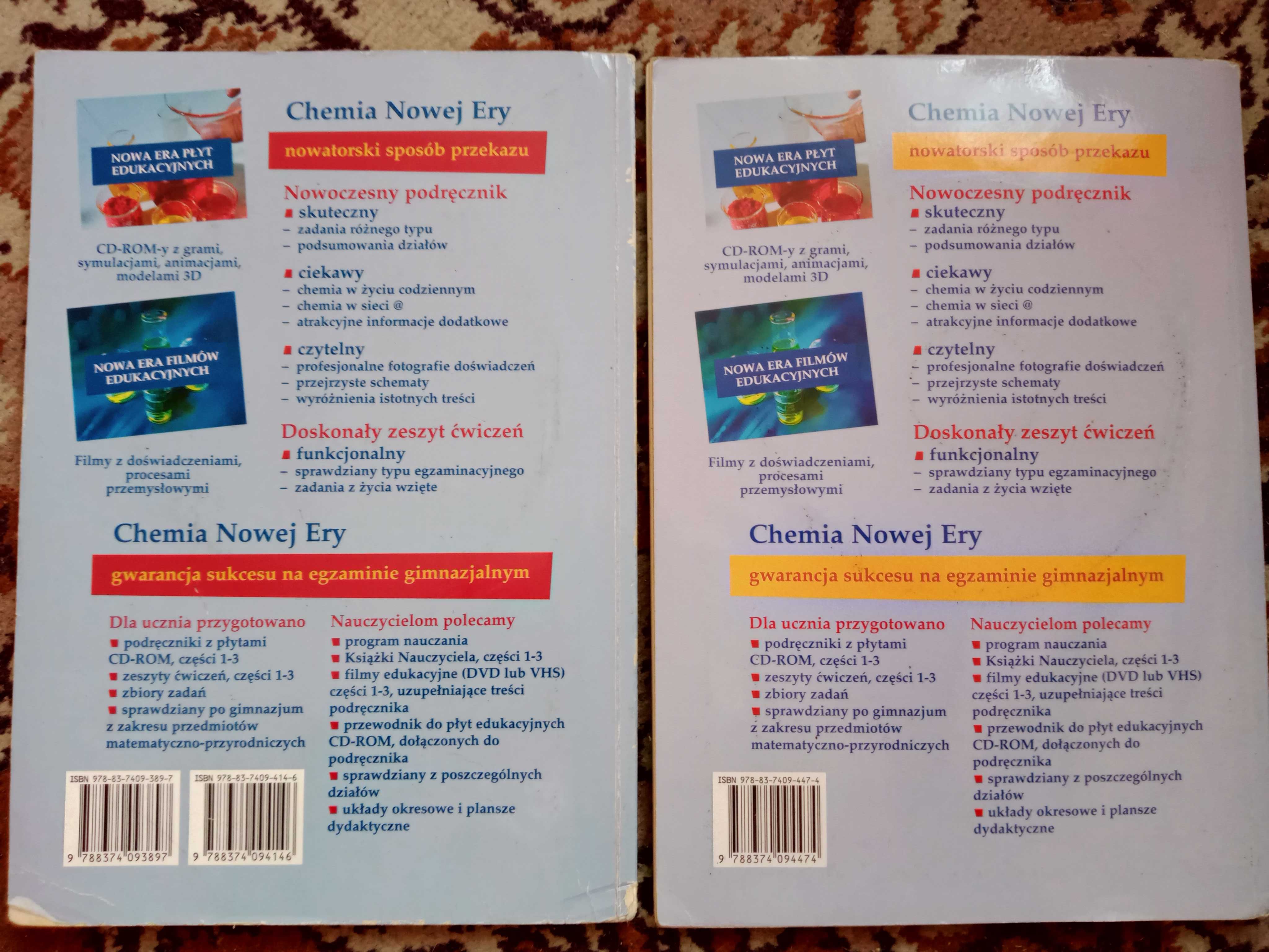 Chemia Nowej Ery 1, 2 Podręcznik dla gimnazjum. Płyty CD. Kulawik