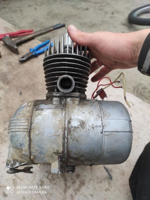 Silnik Romet Komar sztywniak ryś żak B3 cylinder G12 na pedała