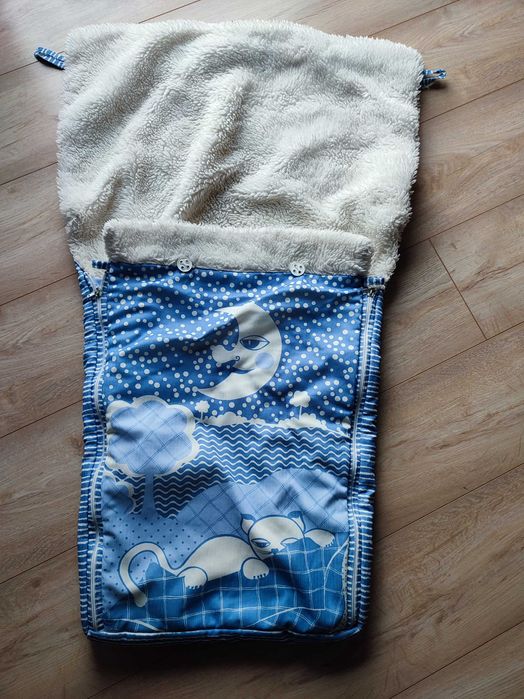 Śpiwór niemowlęcy niebieski