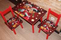 Детский столик стол парта и стул стульчик Дитячий стіл та стілець