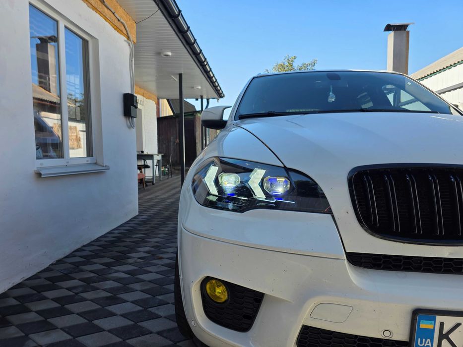 Full LED фари для BMW X5 E70 в стилі BMW X5 G05