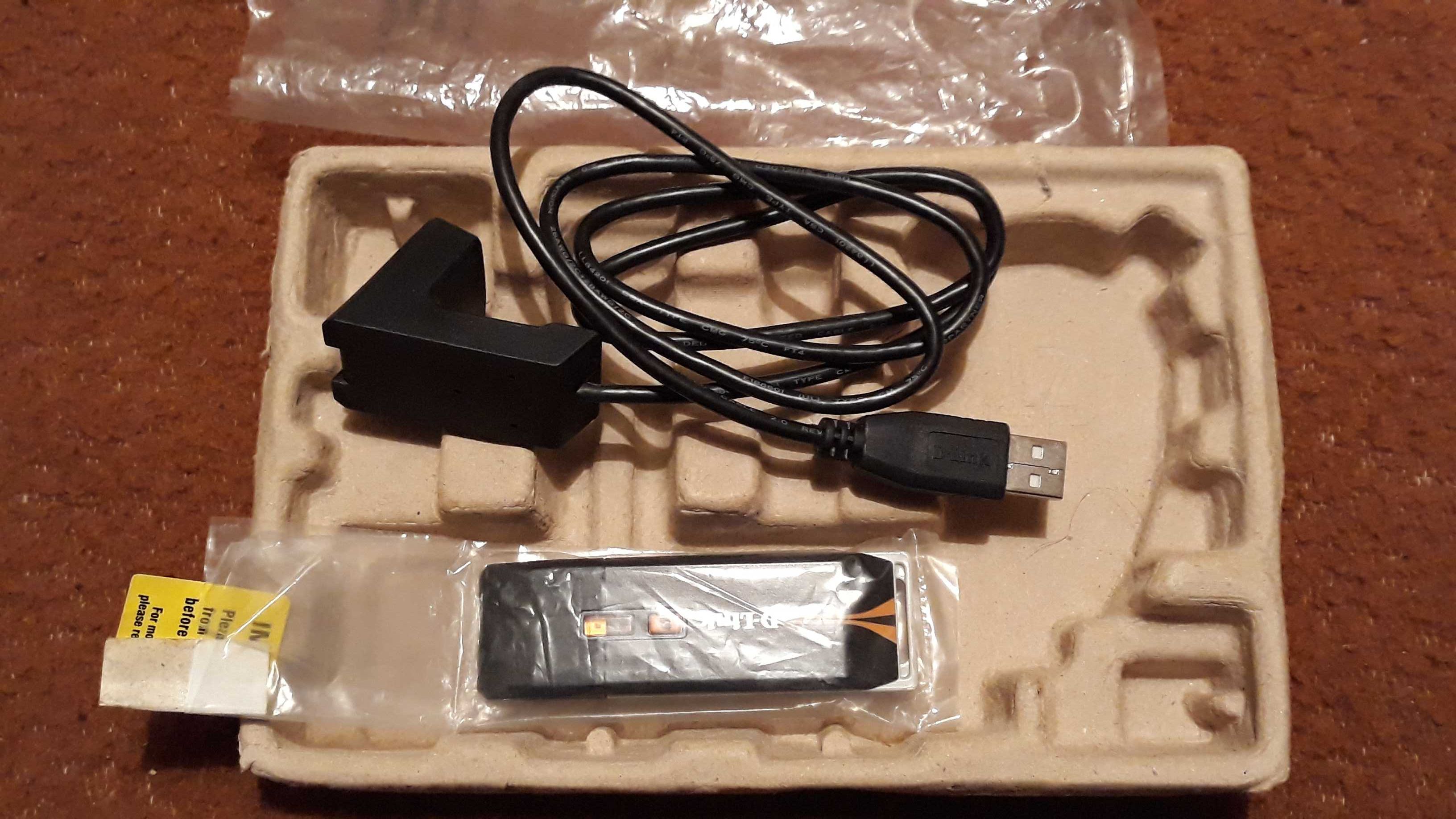 D-Link pen wireless G USB adaptador - novo - portes incluídos