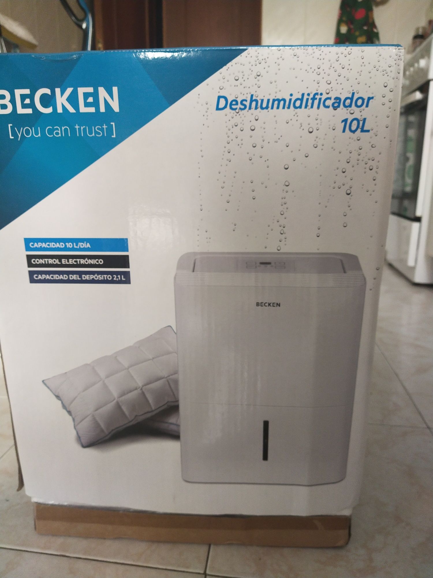 Desumidificador BECKEN 10L BDH4757 (2.1 L - 10 L/dia)