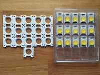 15 szt. Dioda LED COB 30W 4000K soczewka 120' 230V