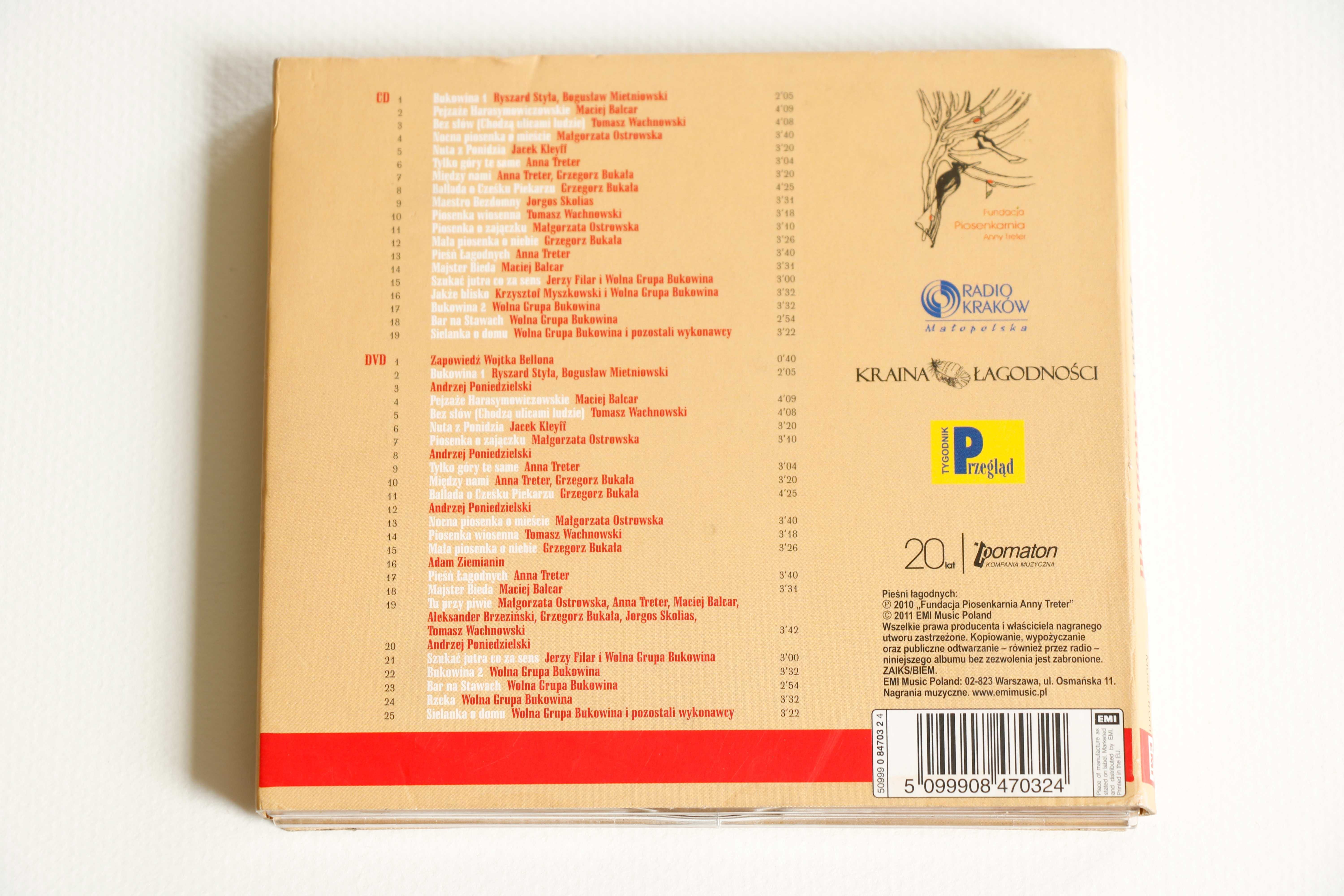 Koncert piosenek Wojciecha Bellona - Pieśni Łagodnych - CD i DVD