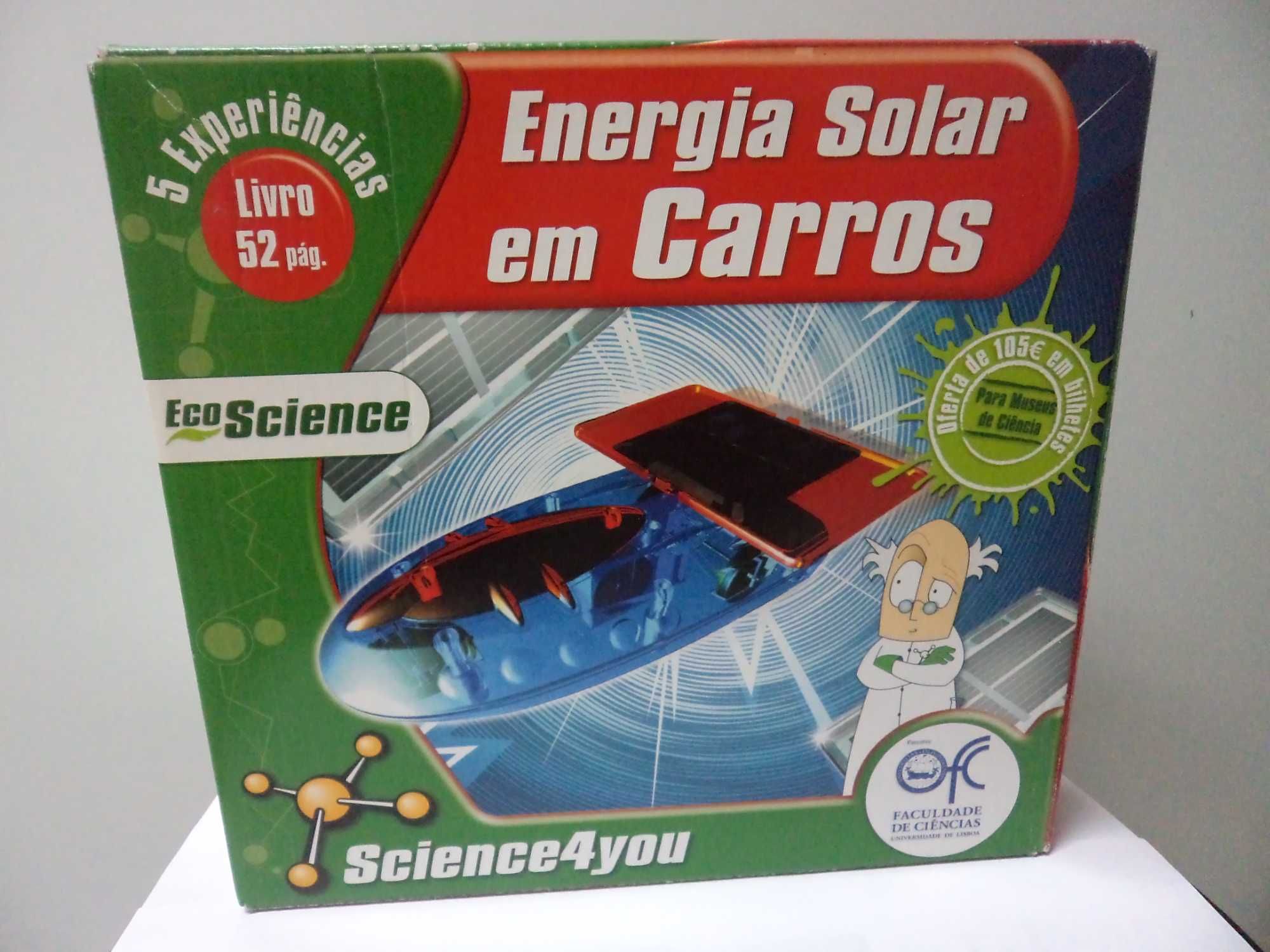Carro a energia solar da Science4you ainda embalado
