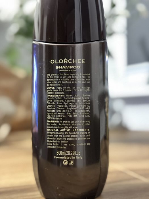 Szampon do włosów olorchee extra moist