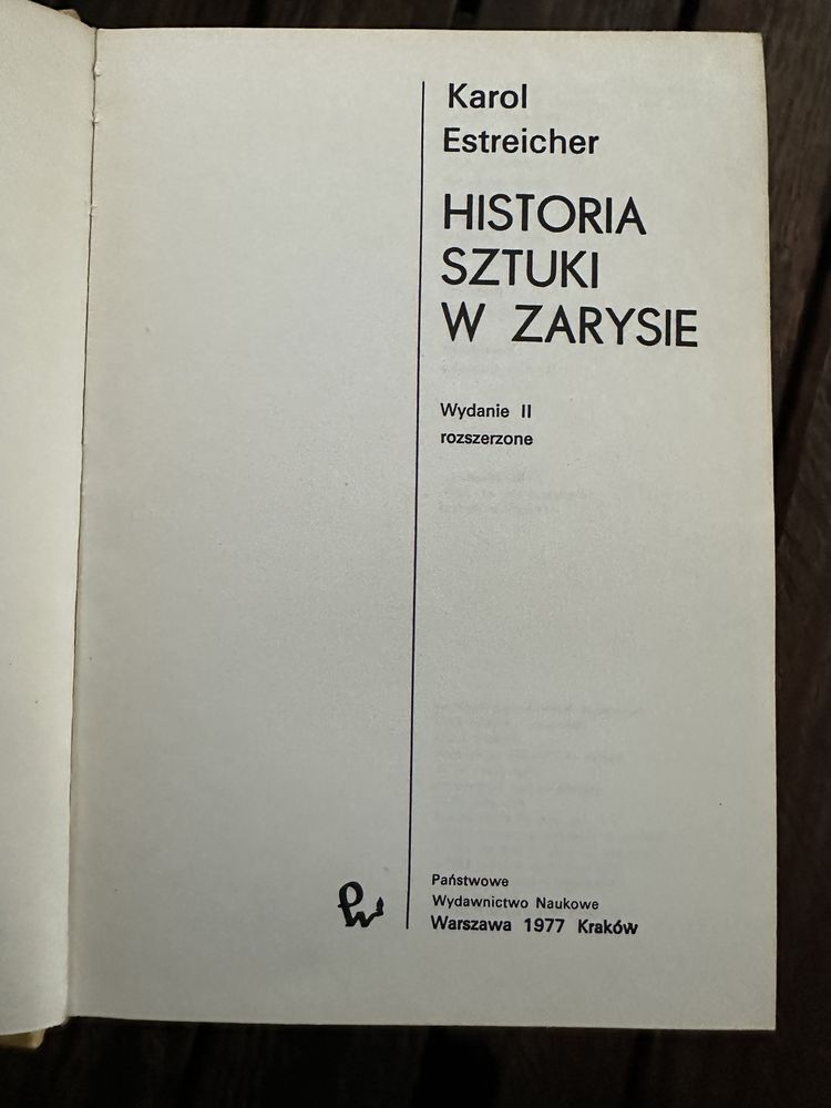 Karol Estreicher „Historia Sztuki w Zarysie”