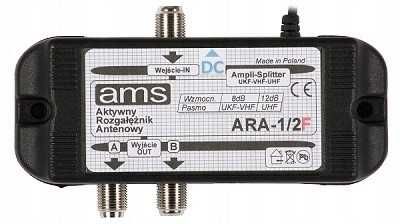 Rozgałęźnik antenowy aktywny ARA 1/2 F DC